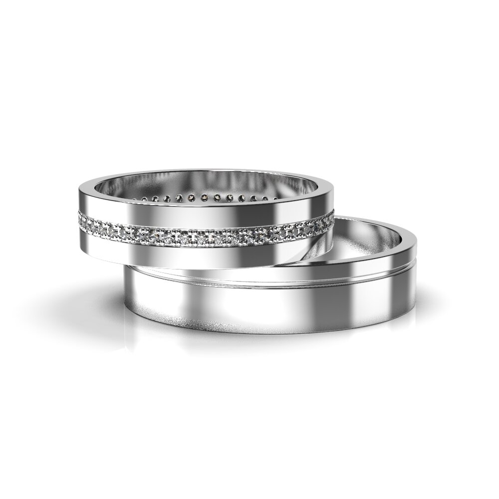 White Gold Diamond Wedding Ring 210311121