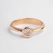 Red Gold Diamond Ring 24092421