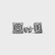 White Gold Diamond Earrings 339361121 from the manufacturer of jewelry LUNET JEWELERY at the price of $2 652 UAH: 1