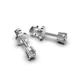 Earrings white gold diamond 331201121 from the manufacturer of jewelry LUNET JEWELERY at the price of $372 UAH: 11