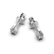 Earrings white gold diamond 331201121 from the manufacturer of jewelry LUNET JEWELERY at the price of $372 UAH: 10