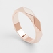 Red Gold Wedding Ring 236831300 from the manufacturer of jewelry LUNET JEWELERY at the price of $581 UAH: 2