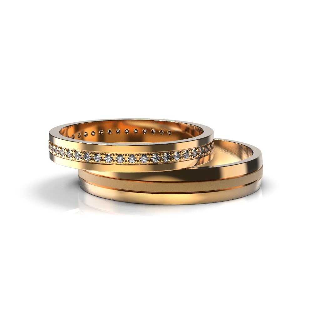 Red Gold Wedding Ring 29402421