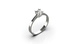 White Gold Diamond Ring 23961121 from the manufacturer of jewelry LUNET JEWELERY at the price of  UAH: 3