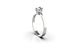 White Gold Diamond Ring 23961121 from the manufacturer of jewelry LUNET JEWELERY at the price of  UAH: 2