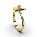 Каблучка з червоного золота, з діамантами 29592421 від виробника ювелірних прикрас LUNET JEWELLERY по ціні  грн: 3