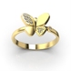 Каблучка з червоного золота, з діамантами 29592421 від виробника ювелірних прикрас LUNET JEWELLERY по ціні  грн: 2