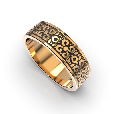 Обручальное кольцо с красного золота, без вставки 211872400 от производителя ювелирных украшений LUNET JEWELLERY по цене 9 444 грн грн.