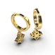 Yellow Gold Diamond Earrings 322983121 from the manufacturer of jewelry LUNET JEWELERY at the price of $1 087 UAH: 7