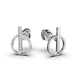 White Gold Diamond Earrings 317711121 from the manufacturer of jewelry LUNET JEWELERY at the price of $308 UAH: 2