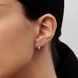 White Gold Diamond Earrings 312171121 from the manufacturer of jewelry LUNET JEWELERY at the price of $728 UAH: 2