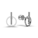 White Gold Diamond Earrings 317711121 from the manufacturer of jewelry LUNET JEWELERY at the price of $308 UAH: 1