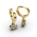 Yellow Gold Diamond Earrings 322983121 from the manufacturer of jewelry LUNET JEWELERY at the price of $1 087 UAH: 11