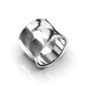White Gold Ring without Stone 213171100 from the manufacturer of jewelry LUNET JEWELERY at the price of  UAH: 4
