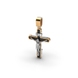 Gold Crucifixion Cross Pendant 138261300