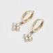 Yellow Gold Diamond Earrings 322983121 from the manufacturer of jewelry LUNET JEWELERY at the price of $1 087 UAH: 2