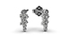 White Gold Diamond Earrings 34541521 from the manufacturer of jewelry LUNET JEWELERY at the price of  UAH: 2