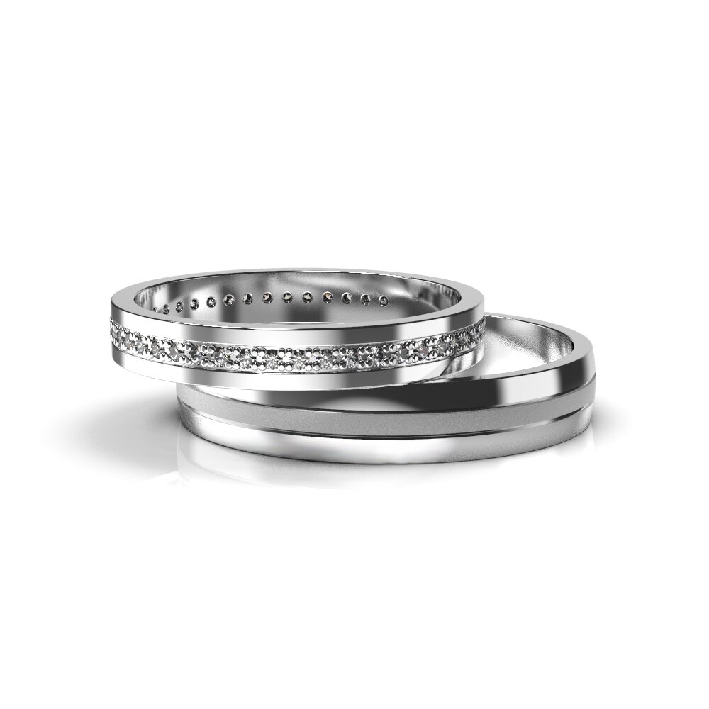 White Gold Wedding Ring 29391121