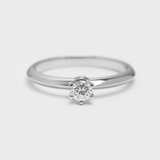 White Gold Diamond Ring 220471121 from the manufacturer of jewelry LUNET JEWELERY