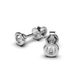 White Gold Diamond Earrings 311311121