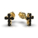 Сережки з жовтого золота, з чорними діамантами 322873122 від виробника ювелірних прикрас LUNET JEWELLERY по ціні 30 960 грн грн: 6
