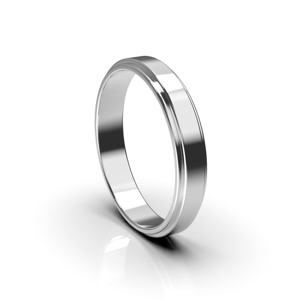 White Gold Wedding Ring 213821100