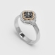 White&Yellow Gold Diamond Ring 234431122 from the manufacturer of jewelry LUNET JEWELERY at the price of $667 UAH: 1