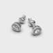 White Gold Diamond Earrings 339481121 from the manufacturer of jewelry LUNET JEWELERY at the price of $1 338 UAH: 6