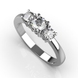 White Gold Diamonds Ring 27421121 from the manufacturer of jewelry LUNET JEWELERY at the price of  UAH: 1