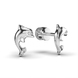 White Gold Diamond "Dolphin" Earrings 311391121 from the manufacturer of jewelry LUNET JEWELERY at the price of $199 UAH: 4