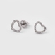 White Gold Diamond Earrings 327081121 from the manufacturer of jewelry LUNET JEWELERY at the price of $426 UAH: 1