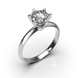 White Gold Diamond Ring 210411121 from the manufacturer of jewelry LUNET JEWELERY at the price of  UAH: 4