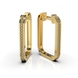 Yellow Gold Diamond Earrings 319673121