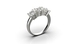 White Gold Diamonds Ring 24211121 from the manufacturer of jewelry LUNET JEWELERY at the price of  UAH: 4
