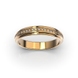 Red Gold Diamond Wedding Ring 213852421