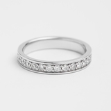 White Gold Diamond Ring 226491121 from the manufacturer of jewelry LUNET JEWELERY