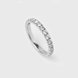 White Gold Diamonds Wedding Ring 27231121 from the manufacturer of jewelry LUNET JEWELERY at the price of $1 009 UAH: 4