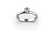 White Gold Diamond Ring 26411121 from the manufacturer of jewelry LUNET JEWELERY at the price of $605 UAH: 7