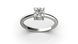 White Gold Diamonds Ring 24271121 from the manufacturer of jewelry LUNET JEWELERY at the price of  UAH: 3