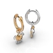Mixed Metals Turtle Earrings 317232400 from the manufacturer of jewelry LUNET JEWELERY at the price of $305 UAH: 13