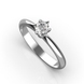White Gold Diamond Ring 26411121 from the manufacturer of jewelry LUNET JEWELERY at the price of $613 UAH: 6