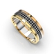 Mixed Metals Diamond Wedding Ring 211882422 from the manufacturer of jewelry LUNET JEWELERY at the price of $1 300 UAH: 2