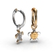 Mixed Metals Turtle Earrings 317232400 from the manufacturer of jewelry LUNET JEWELERY at the price of $305 UAH: 10