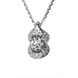 White Gold Diamond Necklace 718381121