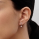 White Gold Diamond Earrings 313541121 from the manufacturer of jewelry LUNET JEWELERY at the price of $869 UAH: 2