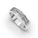 White Gold Diamond Wedding Ring 211781121 from the manufacturer of jewelry LUNET JEWELERY at the price of $344 UAH: 3