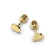 Yellow Gold Earrings without Stones 317623100 from the manufacturer of jewelry LUNET JEWELERY at the price of $127 UAH: 11