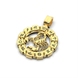 Підвіс "Скорпіон" з жовтого золота, з діамантами 112213122