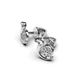 White Gold Diamond Snail Earrings 317251121 from the manufacturer of jewelry LUNET JEWELERY at the price of $235 UAH: 9