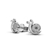White Gold Diamond Snail Earrings 317251121 from the manufacturer of jewelry LUNET JEWELERY at the price of $235 UAH: 7